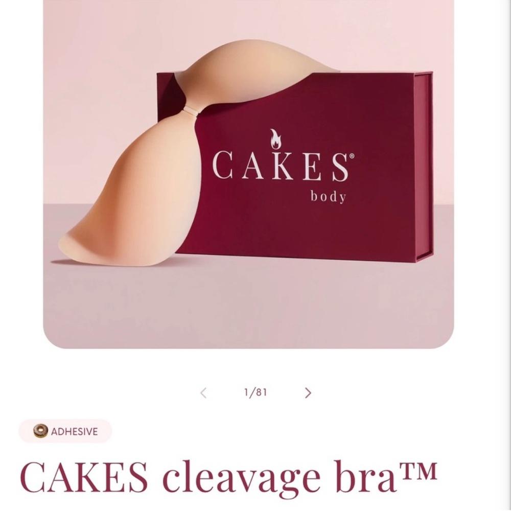 CAKES cleavage bra OG (B-D) Honey sticky bra